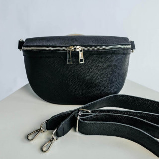 Жіноча сумка на пояс бананка Dallas чорна