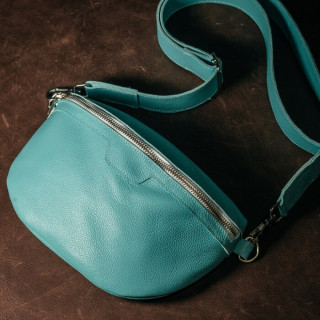 Жіноча сумка на пояс бананка Dallas бірюза