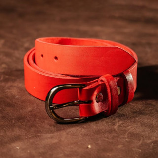 Жіночий ремінь Dakota червоний