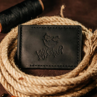 Затискач для грошей чорний Джокер