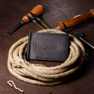 Затискач для грошей чорний Home