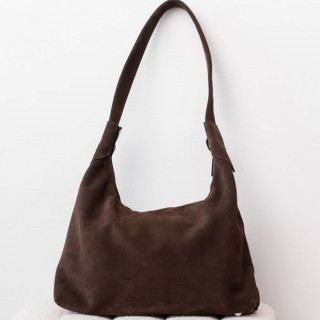 Жіноча сумка замшева Аляска коричнева