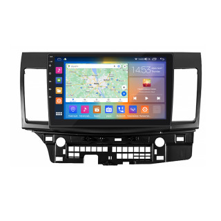 Штатная магнитола Lesko для Mitsubishi Lancer X 2007-2010 экран 10" 2/32Gb CarPlay 4G Wi-Fi GPS Prime