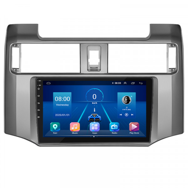 Штатная магнитола Lesko для Toyota 4Runner V 2009-2013 экран 9" 2/32Gb Wi-Fi GPS Base