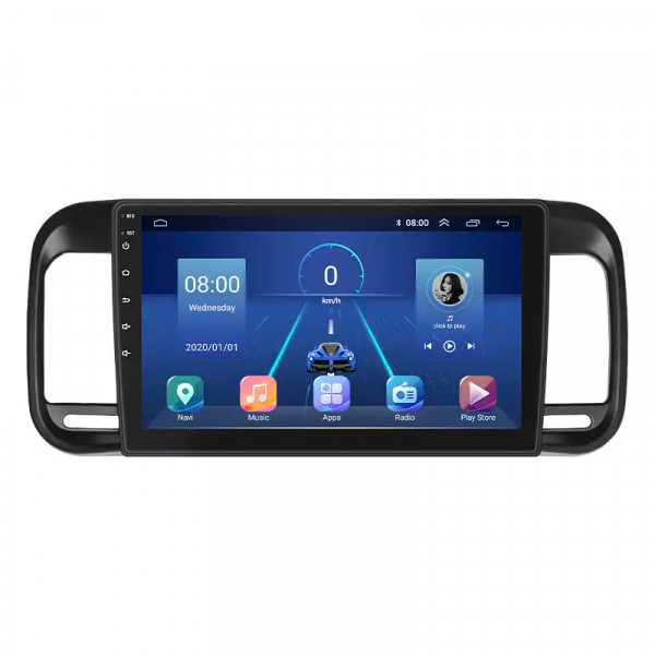 Штатная магнитола Lesko для Brilliance M2 (BS4) I Рестайлинг 2010-2012 экран 9" 4/32Gb 4G Wi-Fi GPS Top