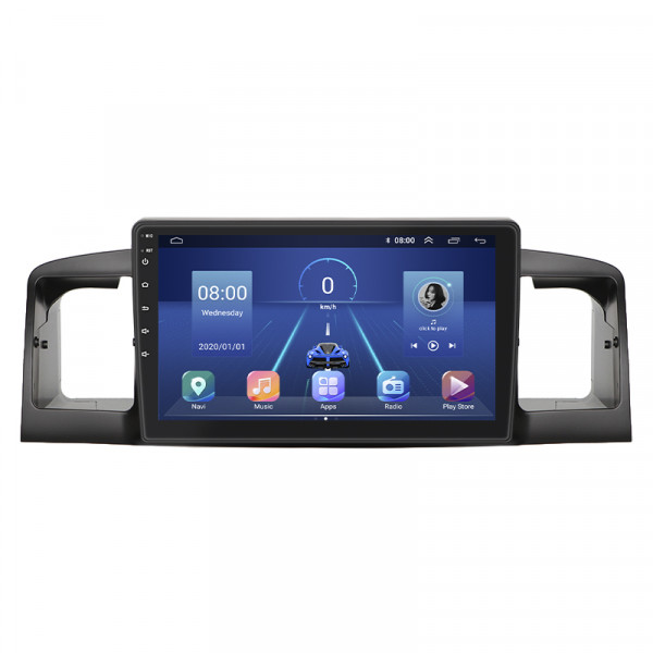 Штатная магнитола Lesko для BYD F3 I 2005-2013 экран 9" 4/32Gb 4G Wi-Fi GPS Top