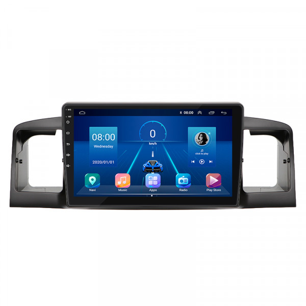 Штатная магнитола Lesko для BYD F3 II 2012-2018 экран 9" 4/32Gb 4G Wi-Fi GPS Top