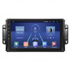 Штатная магнитола Lesko для Chery Tiggo 2 I 2016-2020 экран 9" 4/32Gb 4G Wi-Fi GPS Top