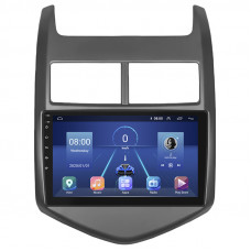 Штатная магнитола Lesko для Chevrolet Aveo II 2011-2020 экран 9" 4/32Gb 4G Wi-Fi GPS Top