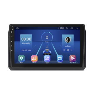 Штатная магнитола Lesko для Fiat Croma II Рестайлинг 2008-2011 экран 9" 4/32Gb 4G Wi-Fi GPS Top