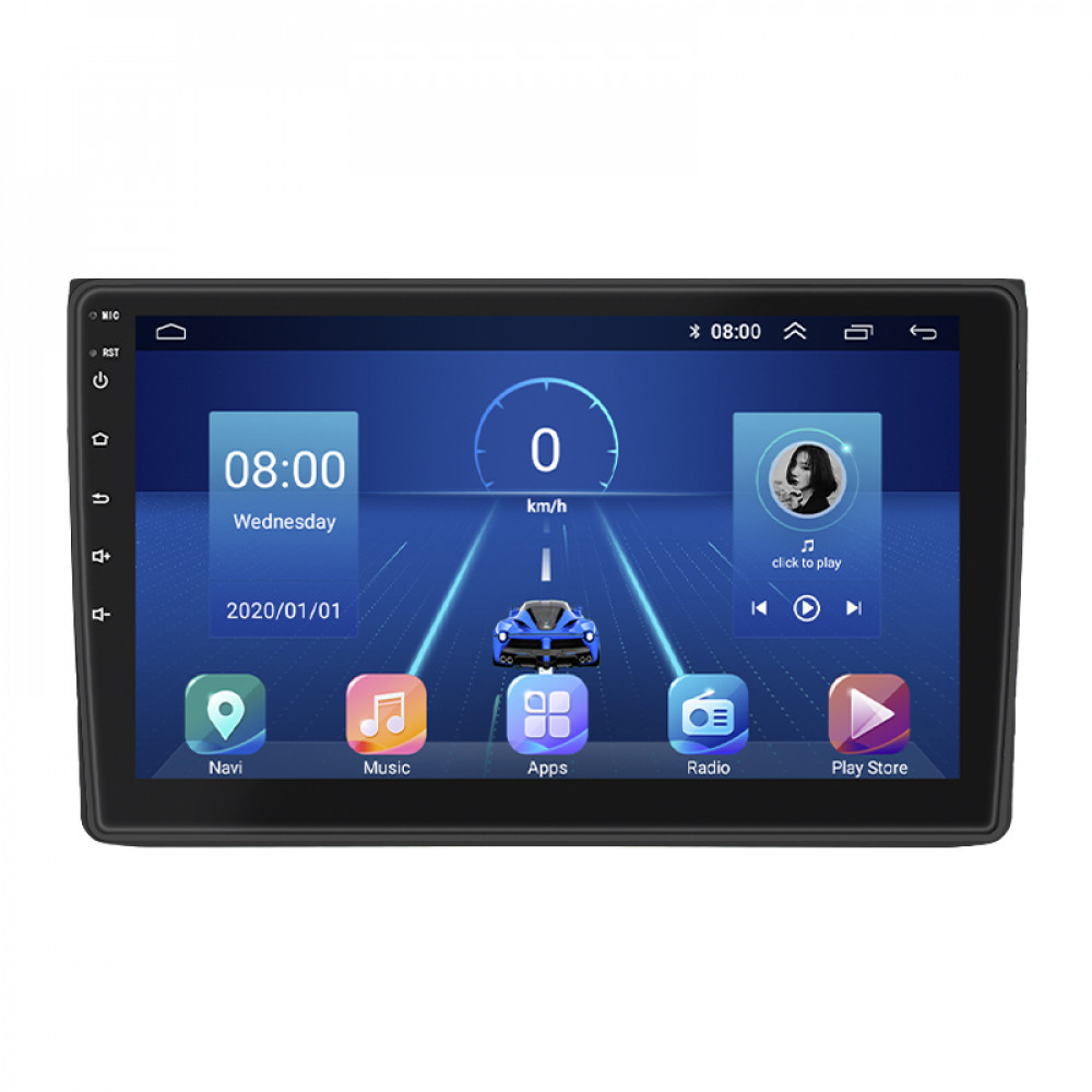 Штатная магнитола Lesko для Fiat Ducato II 2006-2011 экран 9" 4/32Gb 4G Wi-Fi GPS Top