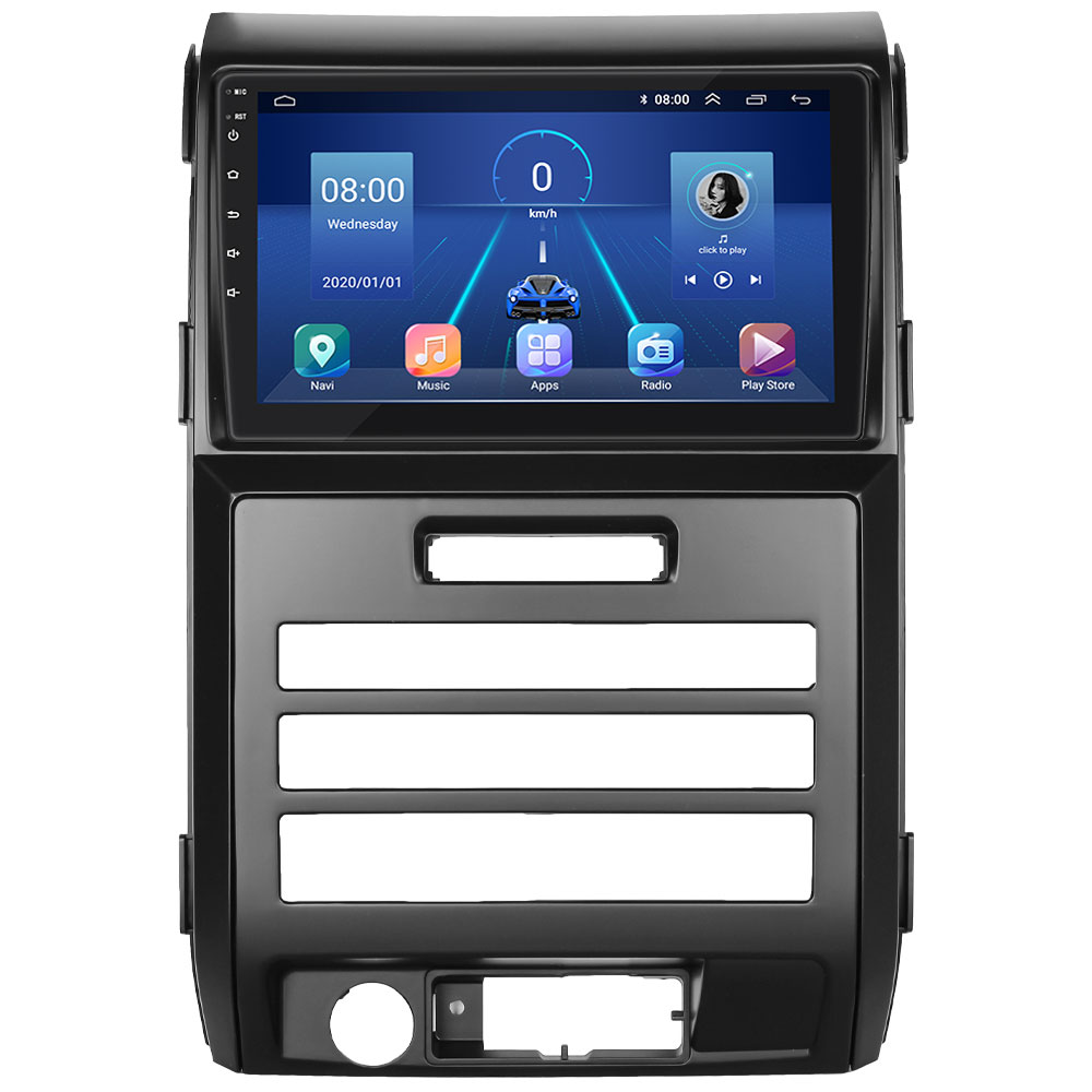 Штатная магнитола Lesko для Ford F-150 XII 2008-2014 экран 9" 4/32Gb 4G Wi-Fi GPS Top