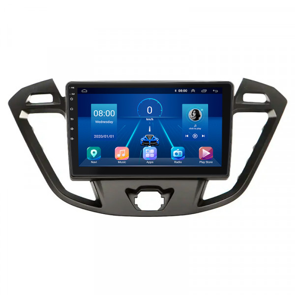 Штатная магнитола Lesko для Ford Tourneo Custom I Рестайлинг 2017-н.в. экран 9" 4/32Gb 4G Wi-Fi GPS Top