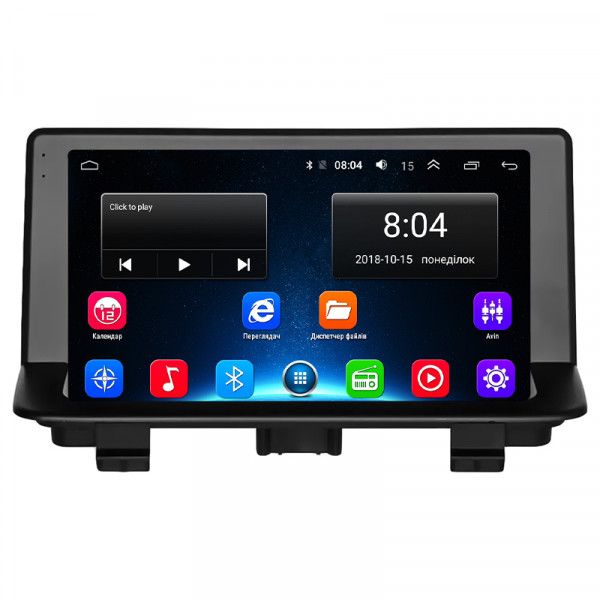 Штатная магнитола Lesko для Audi RS Q3 I (8U) 2013-2015 экран 9" 2/32Gb Wi-Fi GPS Base