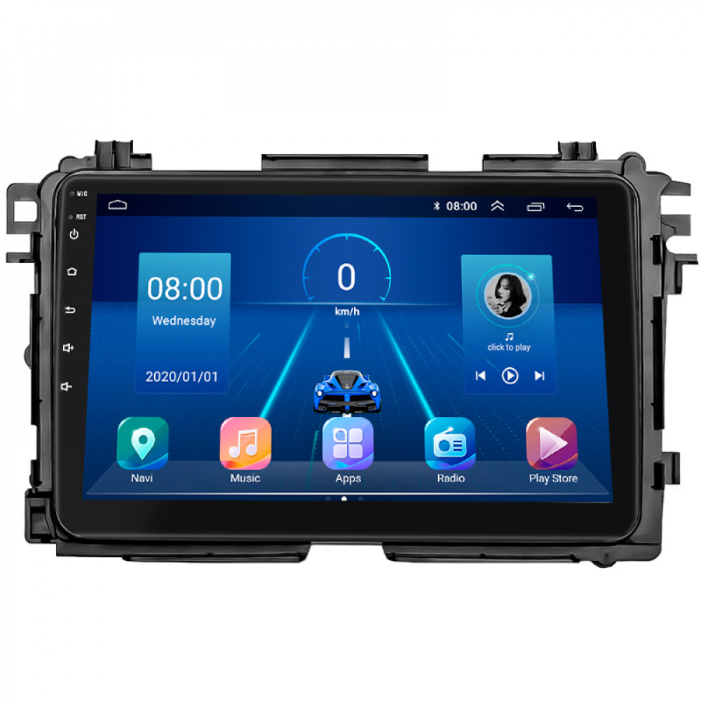 Штатная магнитола Lesko для Honda MN-V I 2021-н.в. экран 9" 4/32Gb 4G Wi-Fi GPS Top