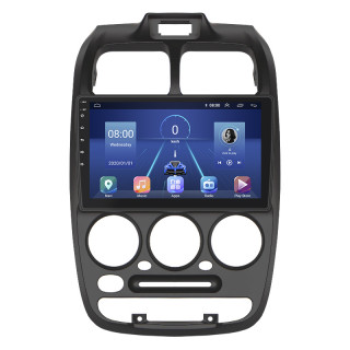 Штатная магнитола Lesko для Hyundai Accent II 1999-2012 экран 9" 4/32Gb 4G Wi-Fi GPS Top
