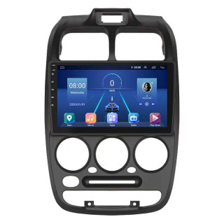Штатная магнитола Lesko для Hyundai Accent II Рестайлинг 2002-2005 экран 9" 4/32Gb 4G Wi-Fi GPS Top