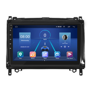 Штатная магнитола Lesko для Mercedes-Benz B-Класс I (W245) Рестайлинг 2008-2011 экран 9" 4/32Gb 4G Wi-Fi GPS Top