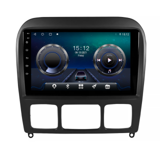 Штатная магнитола Lesko для Mercedes-Benz S-Класс IV (W220) 1998-2005 экран 9" 4/32Gb 4G Wi-Fi GPS Top