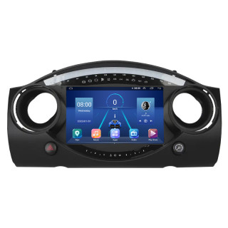 Штатная магнитола Lesko для MINI Hatch I (R50) 2000-2006 экран 9" 4/32Gb 4G Wi-Fi GPS Top