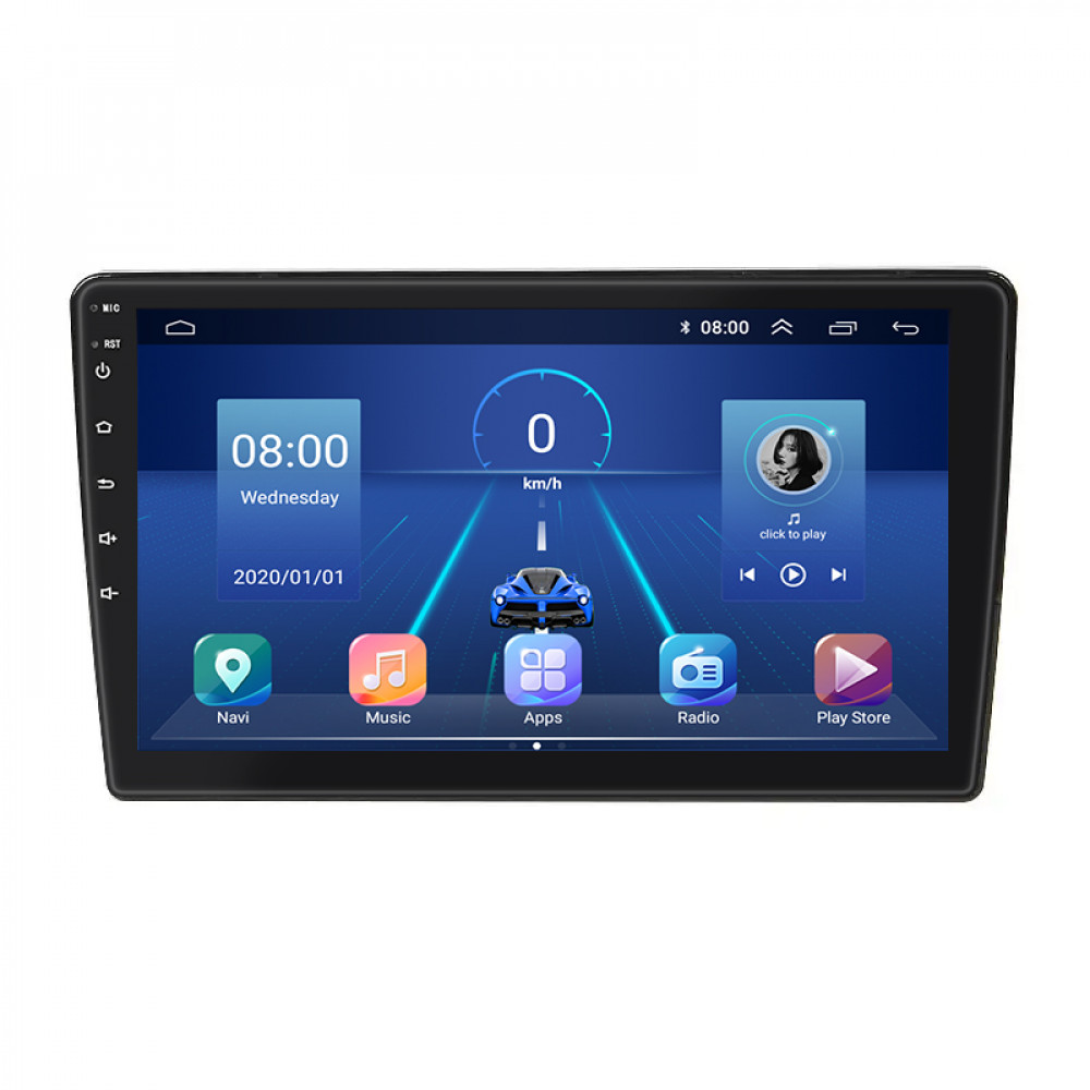 Штатная магнитола Lesko для Mitsubishi ASX I Рестайлинг 2 2016-2020 экран 9" 4/32Gb 4G Wi-Fi GPS Top