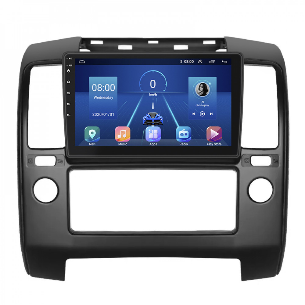 Штатная магнитола Lesko для Nissan Pathfinder III 2004-2010 экран 9" 4/32Gb 4G Wi-Fi GPS Top