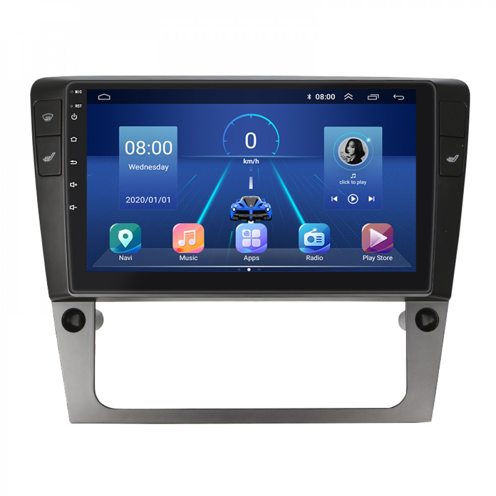 Штатная магнитола Lesko для Skoda Superb I 2001-2006 экран 9" 4/32Gb 4G Wi-Fi GPS Top