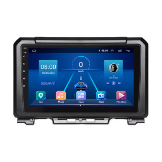 Штатная магнитола Lesko для Suzuki Jimny III Рестайлинг 2 2012-2019 экран 9" 4/32Gb 4G Wi-Fi GPS Top