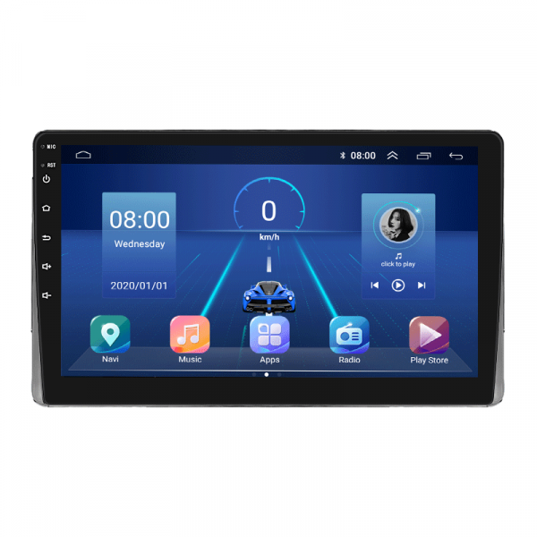 Штатная магнитола Lesko для Toyota 4Runner IV Рестайлинг 2005-2009 экран 9" 4/32Gb 4G Wi-Fi GPS Top