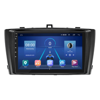 Штатная магнитола Lesko для Toyota Avensis III 2008-2011 экран 9" 4/32Gb 4G Wi-Fi GPS Top