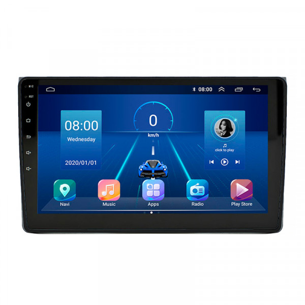 Штатная магнитола Lesko для Audi S4 III (B7) 2004-2008 экран 9" 4/64Gb 4G Wi-Fi GPS Top