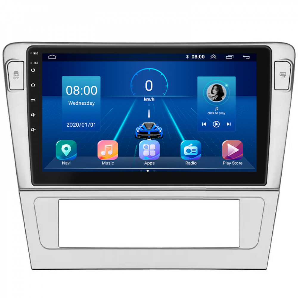 Штатная магнитола Lesko для Skoda Superb I Рестайлинг 2006-2008 экран 9" 4/32Gb 4G Wi-Fi GPS Top