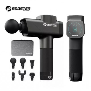 Антистресовий перкусійний масажер (пістолет) Booster M2-C з акумулятором 2500 mAh, 12V, Type-C для терапії та зняття напруги.