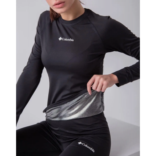 Жіноча термобілизна Columbia зимова OMNI-HEAT / Комплект термоодежі для спорту та холоду, чорний колір Последний шанс 2 дня акции