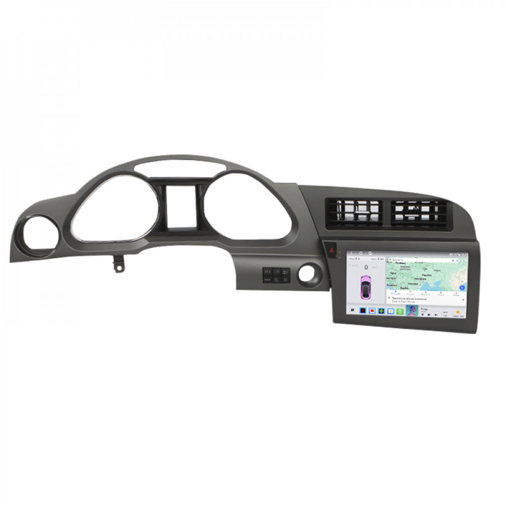 Штатная магнитола Lesko для Audi S6 III (C6) 2006-2008 экран 9" 4/64 QLED CarPlay 4G Wi-Fi GPS 360 Prime