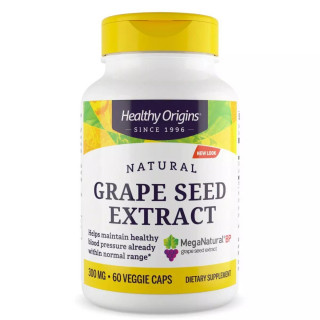 Екстракт виноградних кісточок (Grape Seed Extract), Healthy Origins, 300 мг, 60 капсул