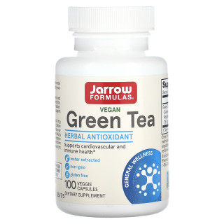 Зелений чай (Green Tea), Jarrow Formulas, 500 мг, 100 капсул