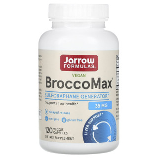 Екстракт броколі, BroccoMax, Jarrow Formulas, 120 рослинних капсул з відстроченим вивільненням