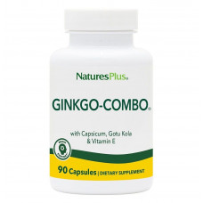Гінкго білоба комбо, Ginkgo-Combo, Nature's Plus, 90 капсул