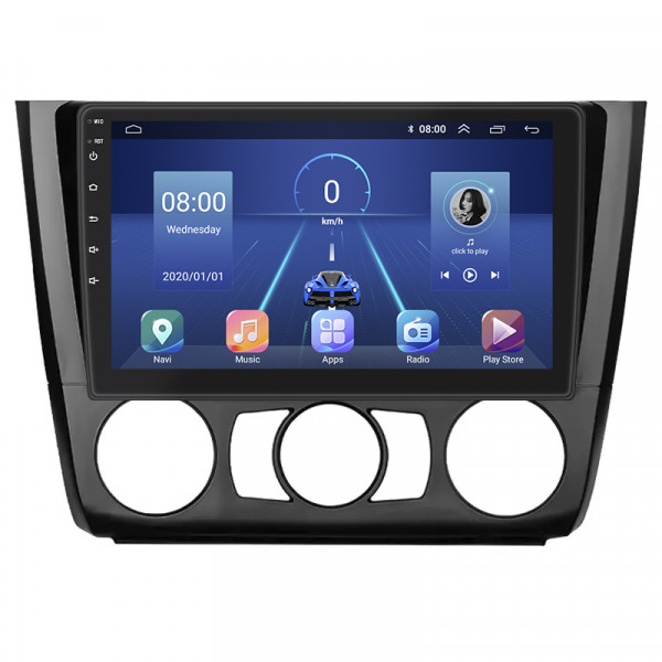 Штатная магнитола Lesko для BMW 1 серии I (E81/E82/E87/E88) 2004-2007 экран 9" 2/32Gb Wi-Fi GPS Base