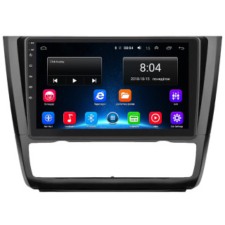 Штатная магнитола Lesko для BMW 1 серии I (E81/E82/E87/E88) Рестайлинг 2007-2011 экран 9" 2/32Gb Wi-Fi GPS Base