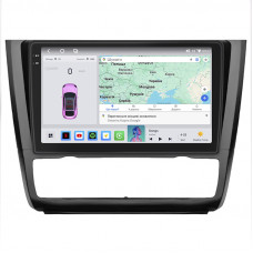 Штатная магнитола Lesko для BMW 1 серии I (E81/E82/E87/E88) Рестайлинг 2007-2011 экран 9" 4/64 QLED CarPlay 4G Wi-Fi GPS 360 Prime