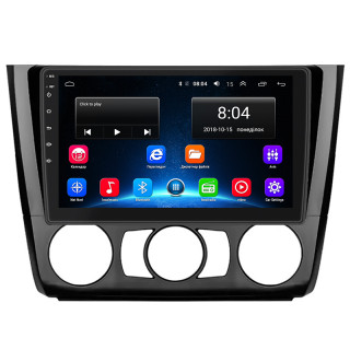 Штатная магнитола Lesko для BMW 1 серии I (E81/E82/E87/E88) Рестайлинг Manual AC 2007-2011 экран 9" 2/32Gb Wi-Fi GPS Base