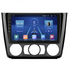 Штатная магнитола Lesko для BMW 1 серии I (E81/E82/E87/E88) Рестайлинг Manual AC 2007-2011 экран 9" 4/64Gb 4G Wi-Fi GPS Top