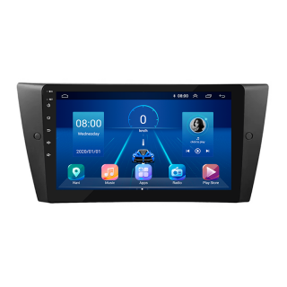 Штатная магнитола Lesko для BMW 3 серии V (E90/E91/E92/E93) 2005-2010 экран 9" 2/32Gb 4G Wi-Fi GPS Top