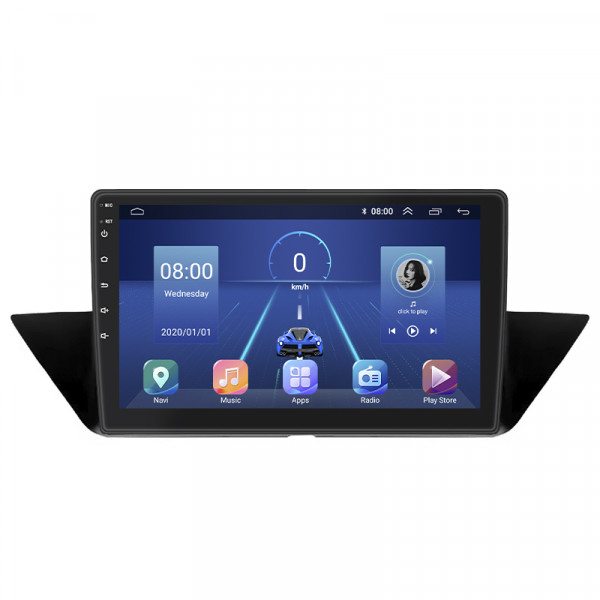 Штатная магнитола Lesko для BMW X1 I (E84) 2009-2012 экран 10" 6/128Gb 4G Wi-Fi GPS Top