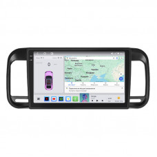 Штатная магнитола Lesko для Brilliance M2 (BS4) I Рестайлинг 2010-2012 экран 9" 4/64 QLED CarPlay 4G Wi-Fi GPS 360 Prime