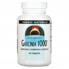 Гарцинія, Source Naturals, 1,000 мг, 90 таблеток