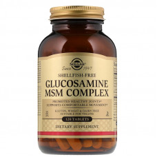 Глюкозамін МСМ комплекс, Glucosamine MSM, Solgar, 120 таблеток