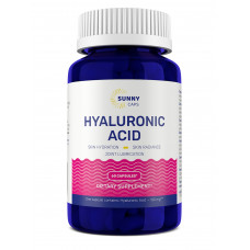 Гіалуронова кислота, Hyaluronic Acid Powerfull, Sunny Caps, 120 мг, 60 капсул